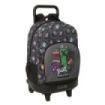 Safta Minecraft Graffiti Mochila con Carro - Extraible - 33L - Portabotellas - Tarjeta de Identificacion Personal - Cremallera c