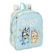 Safta Bluey Ready Mochila Guarderia - 6L - Cremallera - Asa de Mano - Tarjeta de Identificacion Personal - Adaptable a Carrito -