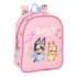 Safta Bluey Dance Mochila Guarderia - 6L - Cremallera - Asa de Mano - Tarjeta de Identificacion Personal - Adaptable a Carrito -