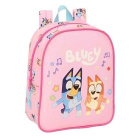 Safta Bluey Dance Mochila Guarderia - 6L - Cremallera - Asa de Mano - Tarjeta de Identificacion Personal - Adaptable a Carrito -