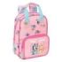 Safta Bluey Dance Mochila Infantil - Tarjeta de Identificacion Personal - Bolsillo Frontal - Hombreras Acolchadas - 20x28x8cm -