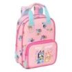 Safta Bluey Dance Mochila Infantil - Tarjeta de Identificacion Personal - Bolsillo Frontal - Hombreras Acolchadas - 20x28x8cm -