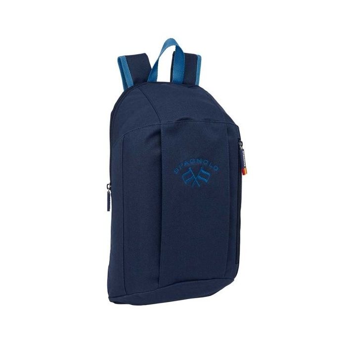 Safta Spagnolo Mini Mochila - 8.5L - Hombreras Acolchadas - Cremallera Vertical - Asa Superior - Bolsillo Frontal - Ajustables y