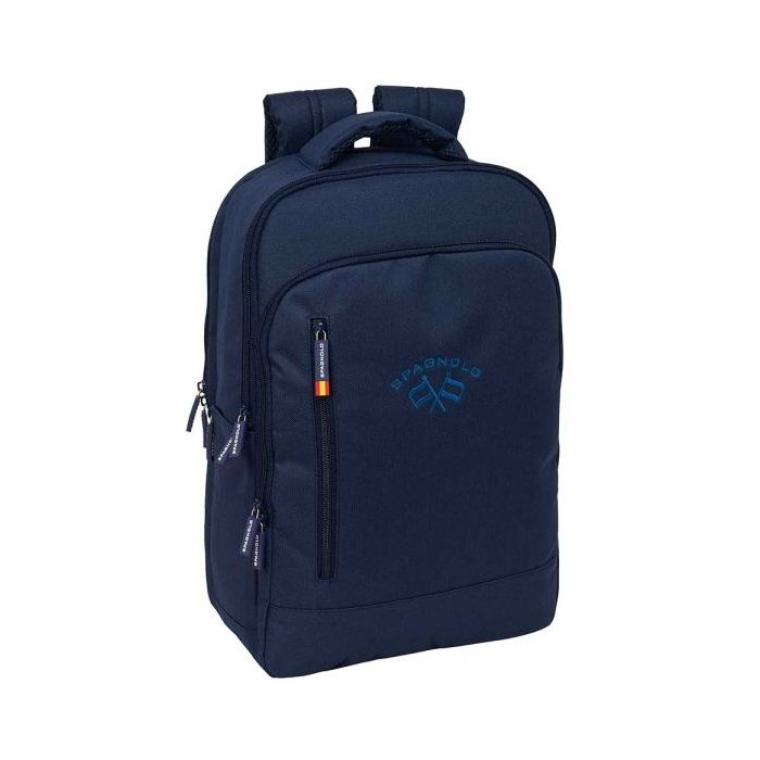 Safta Spagnolo Mochila para Portatiles hasta 15.6  - Portabotellas - Cremallera con Doble Tirador - Bolsillo para Tablet hasta 1
