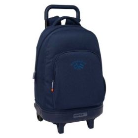 Safta Spagnolo Mochila con Carro - Extraible - 33L - Portabotellas - Tarjeta de Identificacion Personal - Cremallera con Doble T