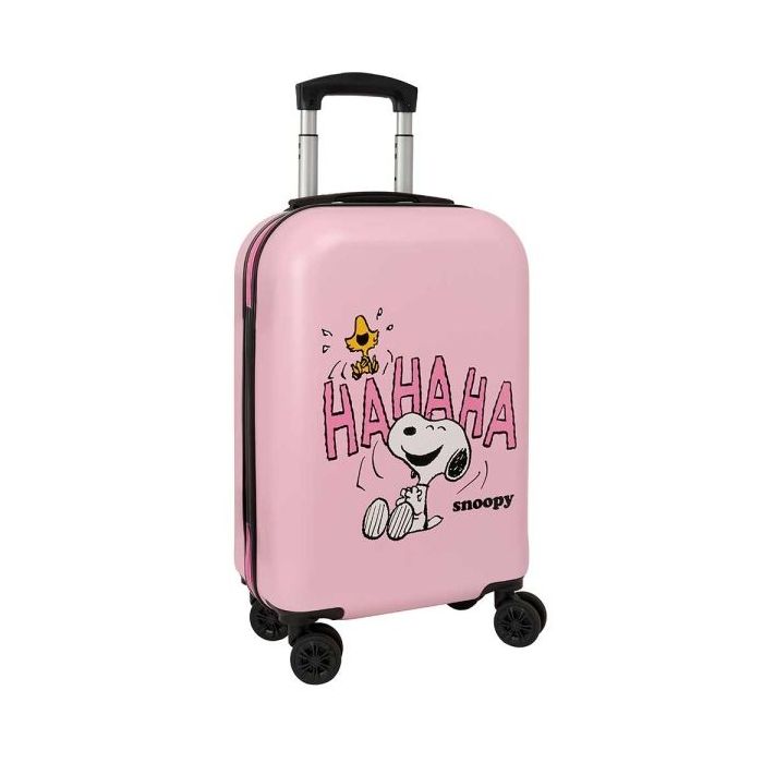 Safta Snoopy Maleta Trolley de Cabina de 20  - Candado de Combinacion - Asa Extensible - Interior Forrado - Ruedas Dobles 360º -