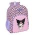 Safta Kuromi Mochila - Adaptable a Carro - Bolsillo Frontal - Portabotellas - Cremallera con Doble Tirador - Asa de Mano - Hombr