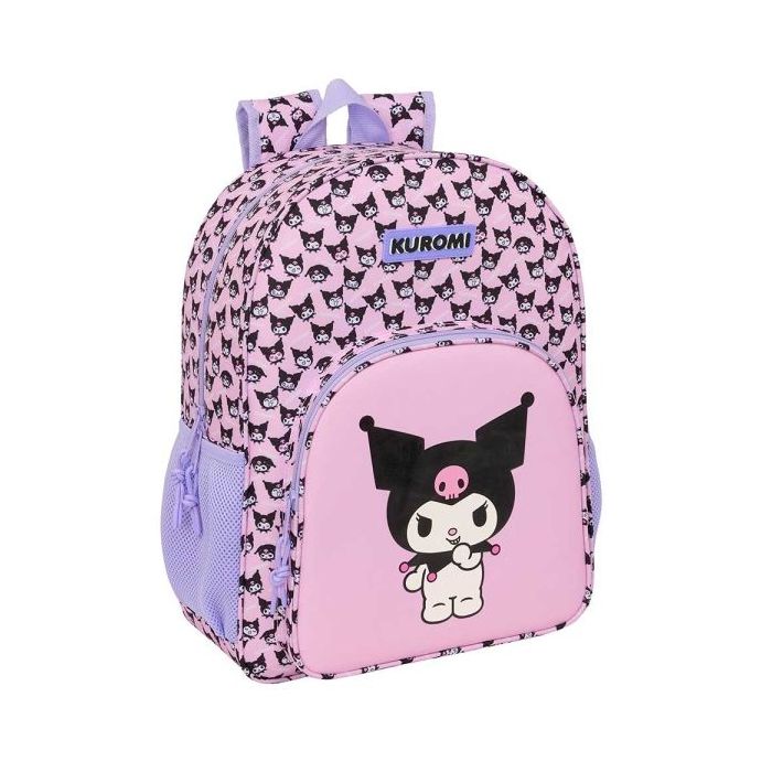 Safta Kuromi Mochila - Adaptable a Carro - Bolsillo Frontal - Portabotellas - Cremallera con Doble Tirador - Asa de Mano - Hombr