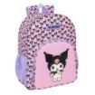 Safta Kuromi Mochila - Adaptable a Carro - Bolsillo Frontal - Portabotellas - Cremallera con Doble Tirador - Asa de Mano - Hombr