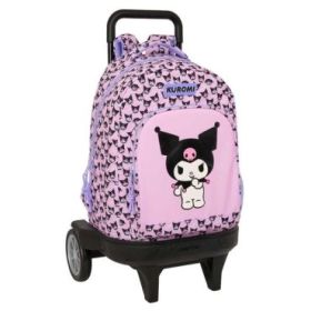 Safta Kuromi Mochila con Carro - Extraible - 33L - Portabotellas - Tarjeta de Identificacion Personal - Ruedas Antivibracion - D