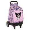 Safta Kuromi Mochila con Carro - Extraible - 33L - Portabotellas - Tarjeta de Identificacion Personal - Ruedas Antivibracion - D