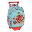 Safta Paw Patrol Dino Rescue Mochila con Carro - Extraible - Portabotellas - Bolsillo Frontal - Asa de Mano - 26x34x11cm - Color