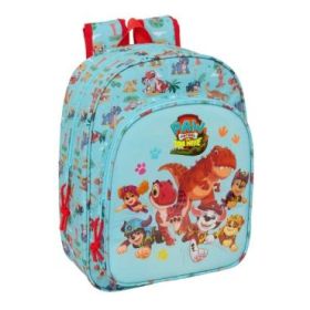 Safta Paw Patrol Dino Rescue Mochila Infantil - Portabotellas - Bolsillo Frontal - Adaptable a Carro - Hombreras Acolchadas - 26