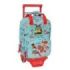 Safta Paw Patrol Dino Rescue Mochila con Carro - Extraible - Tarjeta de Identificacion Personal - Bolsillo Frontal - 20x28x8cm -