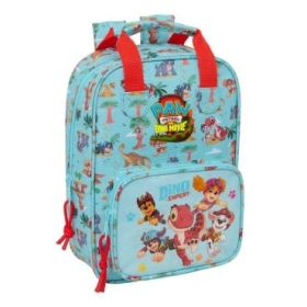 Safta Paw Patrol Dino Rescue Mochila Infantil - Tarjeta de Identificacion Personal - Bolsillo Frontal - Adaptable a Carro - Homb