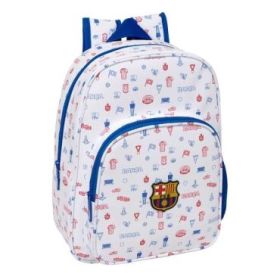 Safta F.C.Barcelona Preescolar Mochila Infantil - Portabotellas - Bolsillo Frontal - Adaptable a Carro - Hombreras Acolchadas -