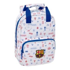 Safta F.C.Barcelona Preescolar Mochila Infantil - Tarjeta de Identificacion Personal - Bolsillo Frontal - Hombreras Acolchadas -