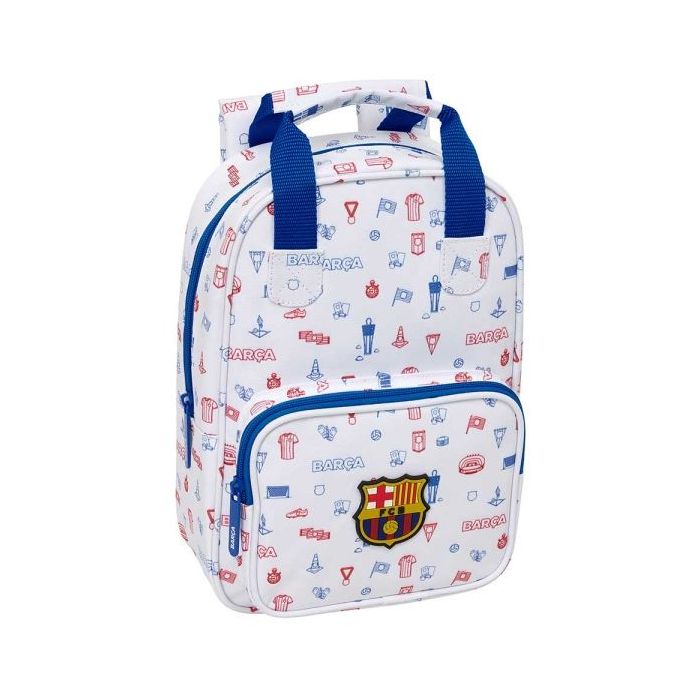 Safta F.C.Barcelona Preescolar Mochila Infantil - Tarjeta de Identificacion Personal - Bolsillo Frontal - Hombreras Acolchadas -