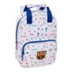 Safta F.C.Barcelona Preescolar Mochila Infantil - Tarjeta de Identificacion Personal - Bolsillo Frontal - Hombreras Acolchadas -