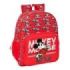 Safta Mickey and Friends Racing Mochila - 15L - Adaptable a Carro - Bolsillo Frontal - Portabotellas - Cremallera con Doble Tira