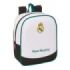 Safta Real Madrid Equipacion 26/27 Mochila Guarderia - 6L - Cremallera - Asa de Mano - Tarjeta de Identificacion Personal - Adap