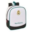 Safta Real Madrid Equipacion 26/27 Mochila Guarderia - 6L - Cremallera - Asa de Mano - Tarjeta de Identificacion Personal - Adap
