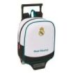 Safta Real Madrid Equipacion 26/27 Mochila con Carro - Extraible - 6L - Tarjeta de Identificacion Personal - Asa de Mano - 22x27