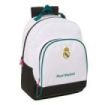 Safta Real Madrid Equipacion 26/27 Mochila - Adaptable a Carro - Bolsillo Frontal - Hombreras y Espalda Acolchada - Cremallera c