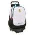 Safta Real Madrid Equipacion 26/27 Mochila con Carro - Extraible - 23L - Portabotellas - Cremallera - Doble Tirador - Asa de Man