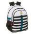 Safta Real Madrid Equipacion 26/27 Mochila para Portatil hasta 15.6  - Bolsillo Trasero Antirrobo - Cremallera Bidireccional - T