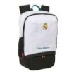 Safta Real Madrid Equipacion 26/27 Mochila Zapatillero - Cremallera con Doble Tirador - Bolsillo Interior - Portabotellas - Asa