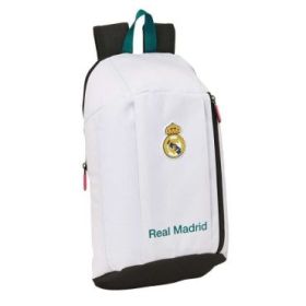 Safta Real Madrid Equipacion 26/27 Mini Mochila - 8.5L - Hombreras Acolchadas - Cremallera Vertical - Asa - Bolsillo Frontal - A