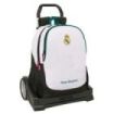 Safta Real Madrid Equipacion 26/27 Mochila con Carro Evolution - Extraible - 23L - Portabotellas - Doble Tirador - Asa de Mano -