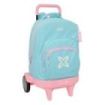 Safta Munich Sky Mochila con Carro - Extraible - 33L - Portabotellas - Tarjeta de Identificacion Personal - Ruedas Antivibracion