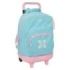 Safta Munich Sky Mochila con Carro - Extraible - 33L - Portabotellas - Tarjeta de Identificacion Personal - Cremallera - Doble T