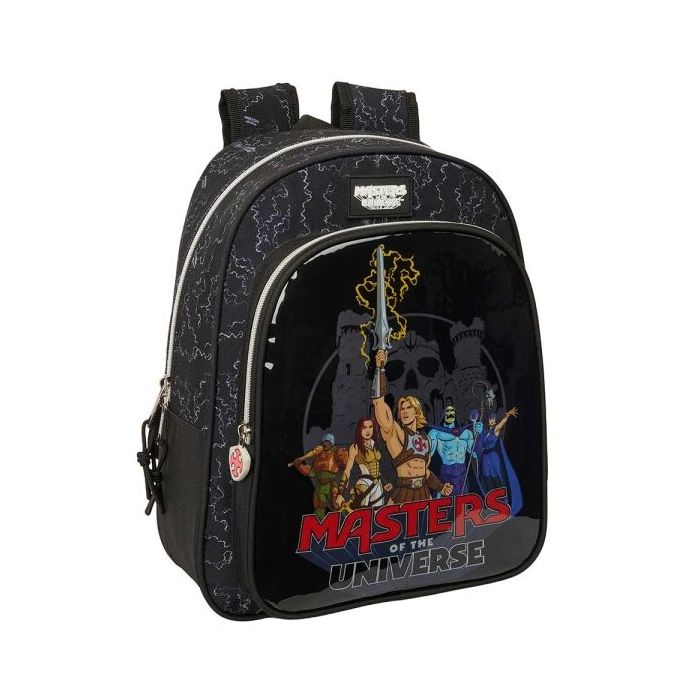 Safta Masters of the Universe Mochila Infantil - Portabotellas - Bolsillo Frontal - Asa de Mano - Adaptable a Carro - Hombreras