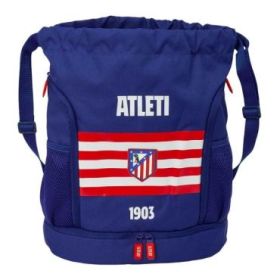 Safta Atletico de Madrid Saco Mochila - Cremallera Bidireccional - Portabotellas - Hombreras de Cinta Ajustables - Compartimento