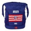Safta Atletico de Madrid Saco Mochila - Cremallera Bidireccional - Portabotellas - Hombreras de Cinta Ajustables - Compartimento