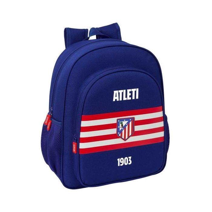 Safta Atletico de Madrid Mochila - 15L - Adaptable a Carro - Bolsillo Frontal - Portabotellas - Cremallera con Doble Tirador - A