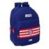 Safta Atletico de Madrid Mochila - Adaptable a Carro - Bolsillo Frontal - Portabotellas - Cremallera con Doble Tirador - Asa de