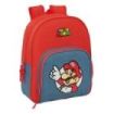 Safta Super Mario Mochila Infantil - Portabotellas - Bolsillo Frontal - Asa de Mano - Adaptable a Carro - Hombreras Acolchadas -