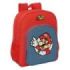 Safta Super Mario Mochila - 15L - Adaptable a Carro - Bolsillo Frontal - Portabotellas - Cremallera con Doble Tirador - Asa de M