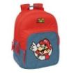Safta Super Mario Mochila - Adaptable a Carro - Bolsillo Frontal - Portabotellas - Cremallera con Doble Tirador - Asa de Mano -