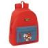 Safta Super Mario Mochila - Bolsillo Frontal - Espalda Acolchada - Hombreras Ergonomicas - Cremallera con Doble Tirador - Asa de