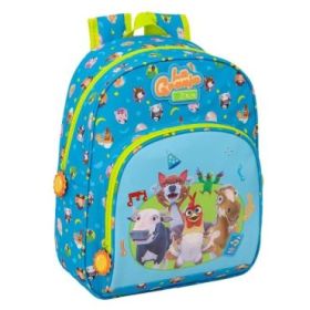 Safta la Granja de Zenon Mochila Infantil - Portabotellas - Bolsillo Frontal - Asa de Mano - Hombreras Acolchadas - 28x34x10cm -