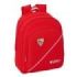 Safta Sevilla FC Mochila Infantil - Portabotellas - Bolsillo Frontal - Asa de Mano - Adaptable a Carro - Hombreras Acolchadas -