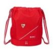 Safta Sevilla FC Saco Mochila - Cremallera Bidireccional - Portabotellas - Hombreras de Cinta Ajustables - Compartimento Inferio