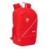 Safta Sevilla FC Mochila Zapatillero - Cremallera con Doble Tirador - Bolsillo Interior - Portabotellas - Asa de Mano - 28x51x19