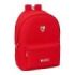 Safta Sevilla FC Mochila para Portatiles hasta 15.6  - Bolsillo para Tablet hasta 11  - Antirrobo - Asa de Mano - Conector USB -