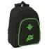 Safta Real Betis Balompie Mochila Infantil - Portabotellas - Bolsillo Frontal - Asa de Mano - Adaptable a Carro - Hombreras Acol